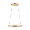 Paul-Neuhaus PURE E-LOOP Lampada a Sospensione LED Oro, 2-Luci, Telecomando