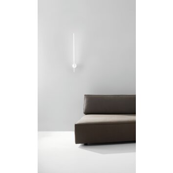 Lutec SHANGHAI Applique LED Bianco, 1-Luce
