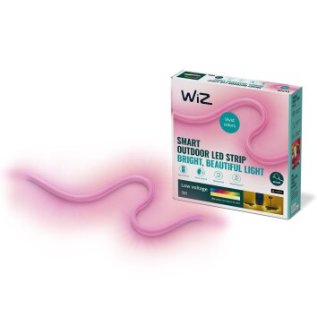 Philips WiZ White&Color Strisce LED Bianco, 1-Luce, Cambia colore