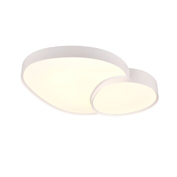 Trio RISE Plafoniera LED Bianco, 1-Luce, Telecomando