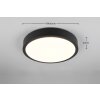 Trio ISEO Plafoniera LED Nero, 1-Luce