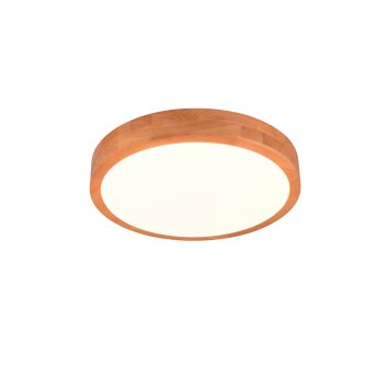 Trio ISEO Plafoniera LED Legno chiaro, 1-Luce