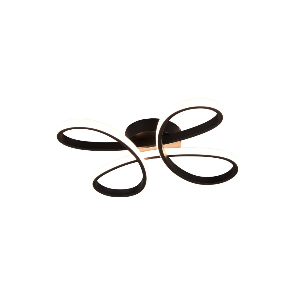 Trio FLY Plafoniera LED Nero, 1-Luce main product photo