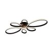 Trio FLY Plafoniera LED Nero, 1-Luce