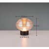 Reality EARL Lampada da tavolo LED Nero, 1-Luce