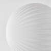 Remaisnil Lampada da terra - Vetro 15 cm Bianco, 3-Luci