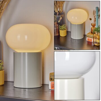 Godrie Lampada da tavolo Crema, 1-Luce