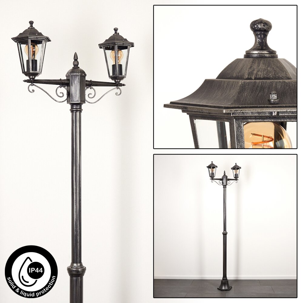 Loria Lampione multibraccia Nero, Argento, 2-Luci main product photo