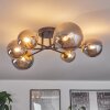 Chehalis Plafoniera - Vetro 10 cm, 12 cm, 15 cm Oro, Nero, 6-Luci