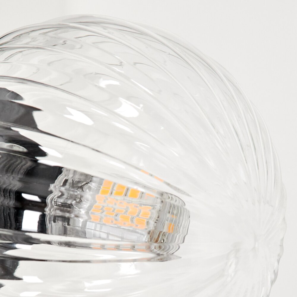 Remaisnil Lampada da terra - Vetro 10 cm Chiaro, 5-Luci