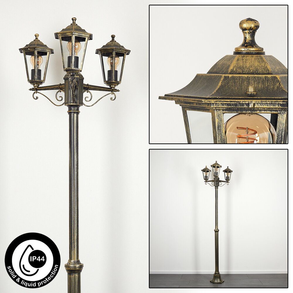 Loria Lampione multibraccia Marrone, Oro, Nero, 3-Luci main product photo