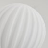 Bernado Lampada da terra - Vetro 10 cm Bianco, 3-Luci