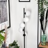 Remaisnil Lampada da terra - Vetro 12 cm Bianco, 5-Luci