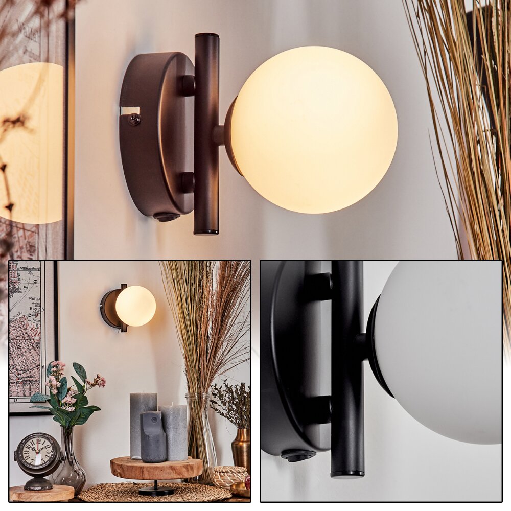 Chehalis Applique - Vetro 10 cm Bianco, 1-Luce main product photo