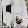 Chehalis Applique - Vetro 15 cm Bianco, 1-Luce