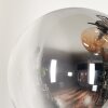 Remaisnil Lampada da terra - Vetro 15 cm Ambrato, Chiaro, Grigio fumo, 3-Luci