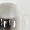 Remaisnil Lampada da terra - Vetro 15 cm Chiaro, Grigio fumo, 6-Luci
