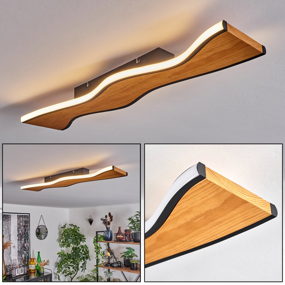 Malling Plafoniera LED Écru, Nero, Bianco, 1-Luce main product photo