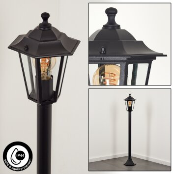 Loria Lampioncino Segnapasso Nero, 1-Luce