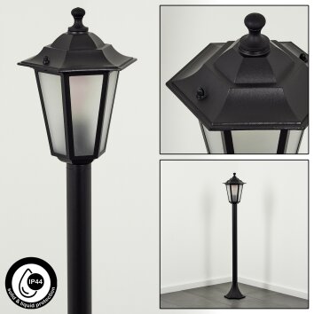 Loria Lampioncino Segnapasso Nero, 1-Luce