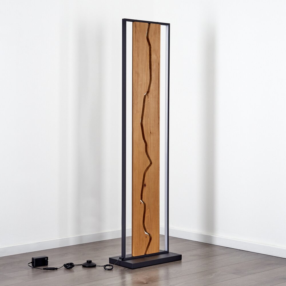 Terre Lampada da terra LED Écru, Nero, Bianco, 1-Luce
