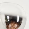 Bernado Lampada da terra - Vetro 12 cm Chiaro, Grigio fumo, 3-Luci