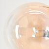 Remaisnil Lampada da terra - Vetro 15 cm Ambrato, Chiaro, 3-Luci