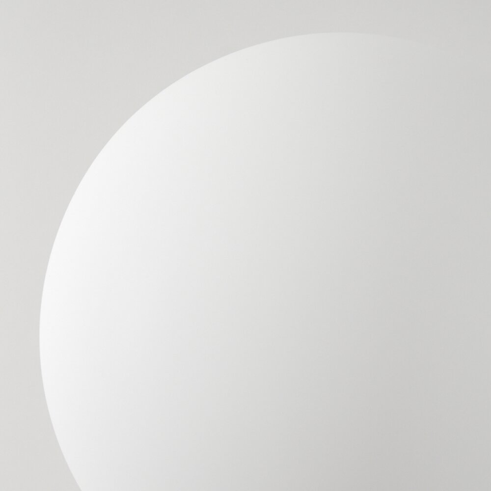 Remaisnil Lampada da terra - Vetro 10 cm Bianco, 3-Luci