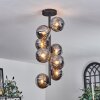 Chehalis Plafoniera - Vetro 12 cm Grigio fumo, 8-Luci
