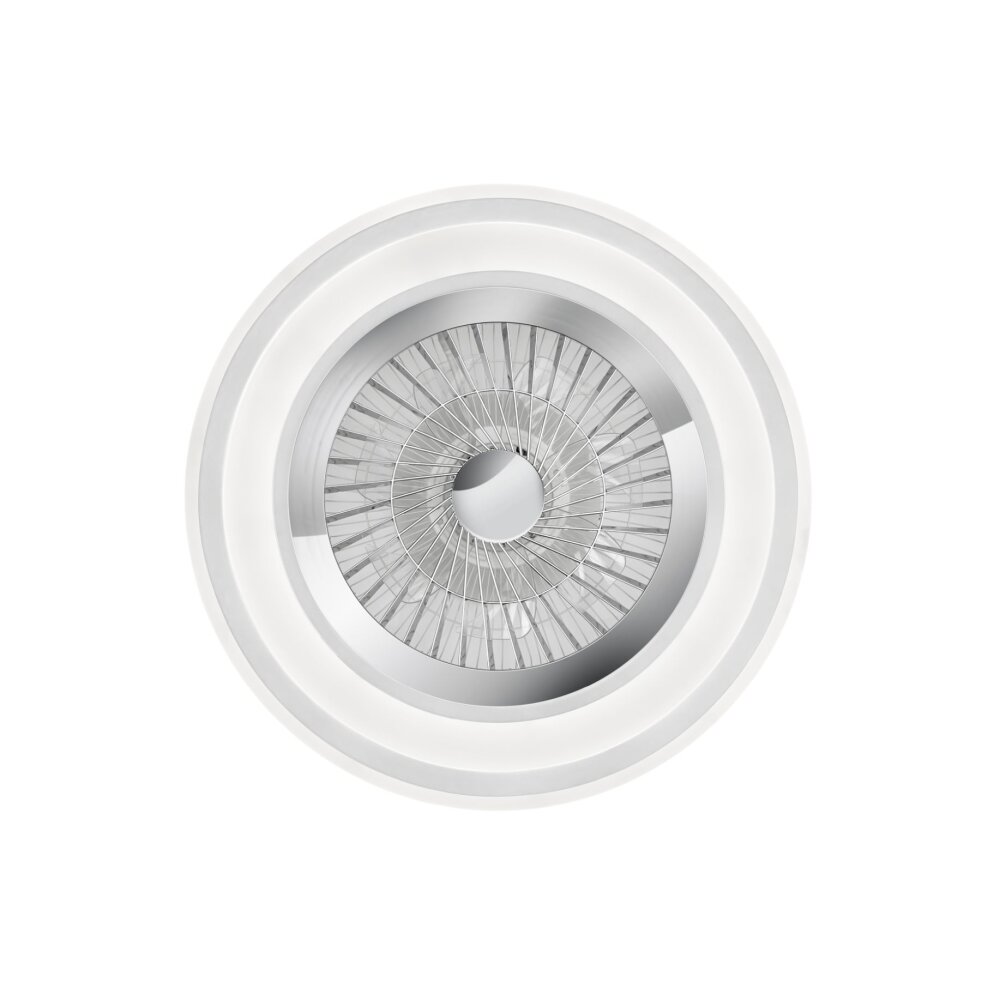Reality Flaga ventilatore da soffitto LED Bianco, 1-Luce, Telecomando