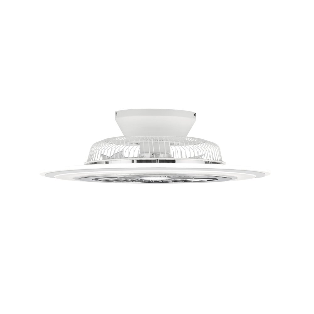 Reality Flaga ventilatore da soffitto LED Bianco, 1-Luce, Telecomando