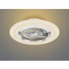 Reality Flaga ventilatore da soffitto LED Bianco, 1-Luce, Telecomando