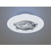 Reality Flaga ventilatore da soffitto LED Bianco, 1-Luce, Telecomando