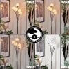 Bernado Lampada da terra - Vetro 10 cm Bianco, 5-Luci