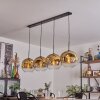 Ripoll Lampadario a sospensione - Vetro 30 cm Oro, Chiaro, 4-Luci