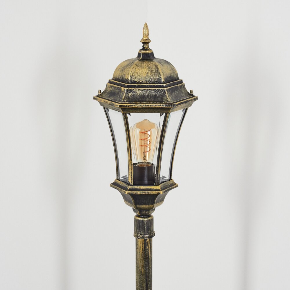 Etoe Lampioncino Segnapasso Marrone, Oro, Nero, 1-Luce