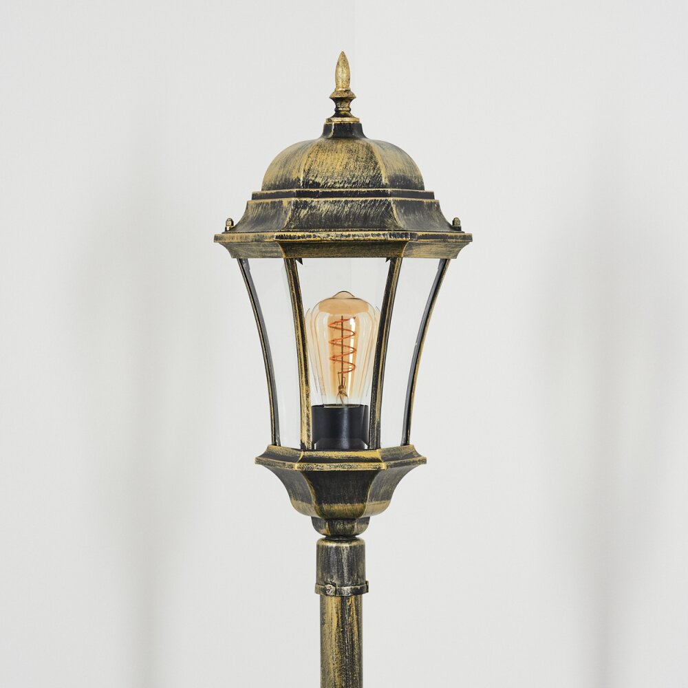 Etoe Lampioncino Segnapasso Marrone, Oro, Nero, 1-Luce