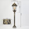 Etoe Lampioncino Segnapasso Marrone, Oro, Nero, 1-Luce