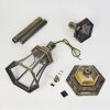 Etoe Lampioncino Segnapasso Marrone, Oro, Nero, 1-Luce