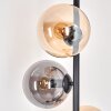 Gastor Lampada da terra - Vetro 15 cm Ambrato, Grigio fumo, 4-Luci