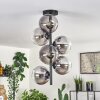 Gastor Plafoniera - Vetro 15 cm Chiaro, Grigio fumo, 6-Luci