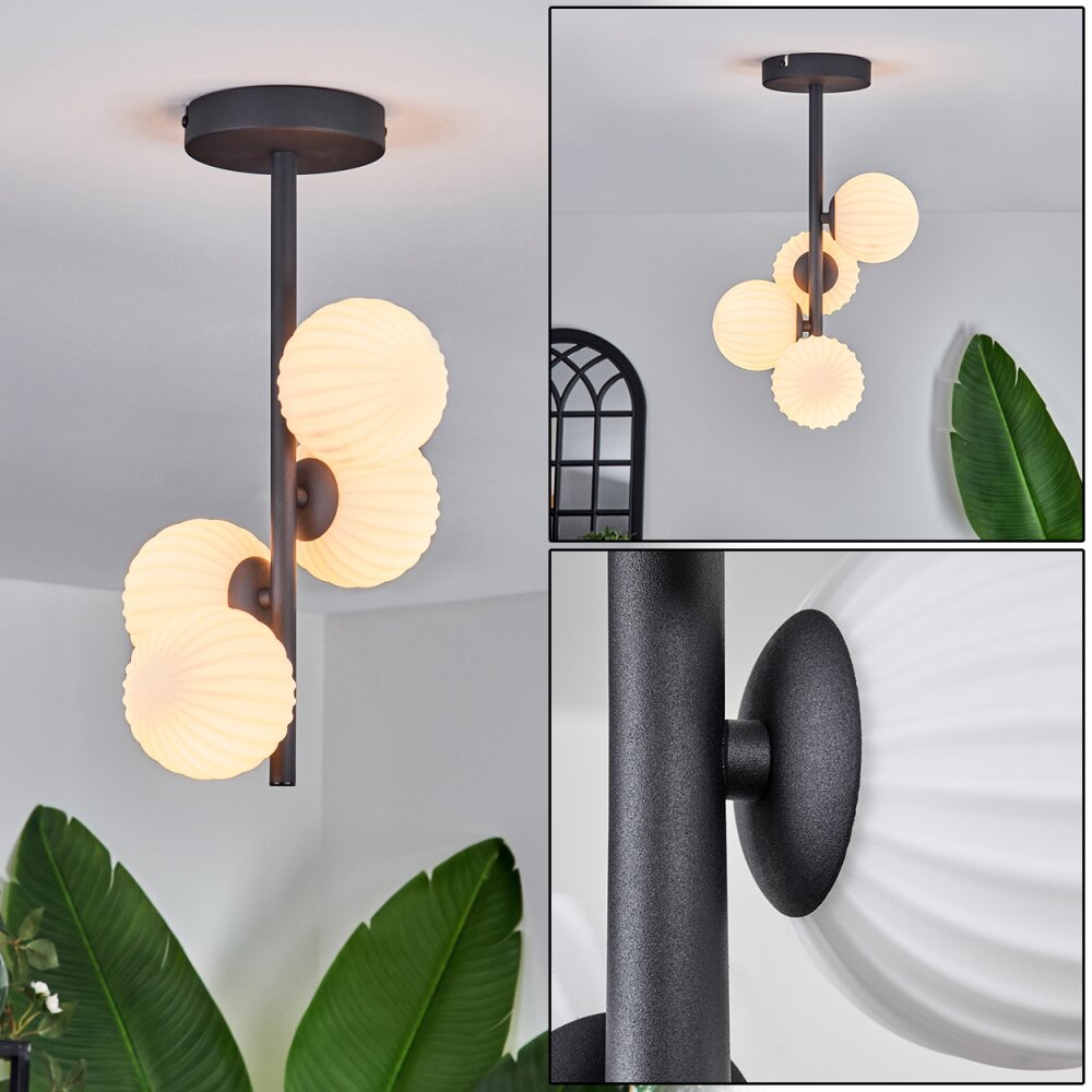 Chehalis Plafoniera - Vetro 10 cm Bianco, 4-Luci main product photo