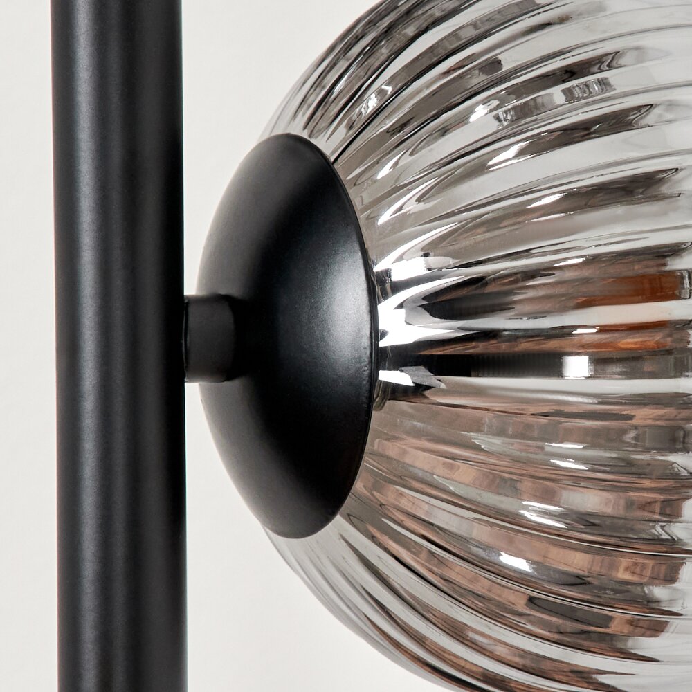 Remaisnil Lampada da terra - Vetro 10 cm, 12 cm, 15 cm Grigio fumo, 6-Luci