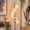 Remaisnil Lampada da terra - Vetro 15 cm Bianco, 6-Luci