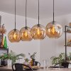 Ripoll Lampadario a sospensione - Vetro 30 cm Ambrato, 4-Luci