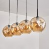 Ripoll Lampadario a sospensione - Vetro 30 cm Ambrato, 4-Luci