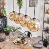 Ripoll Lampadario a sospensione - Vetro 30 cm Ambrato, 4-Luci