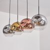 Ripoll Lampadario a sospensione - Vetro 30 cm Cromo, Oro, Chiaro, Ramato, Grigio fumo, 4-Luci
