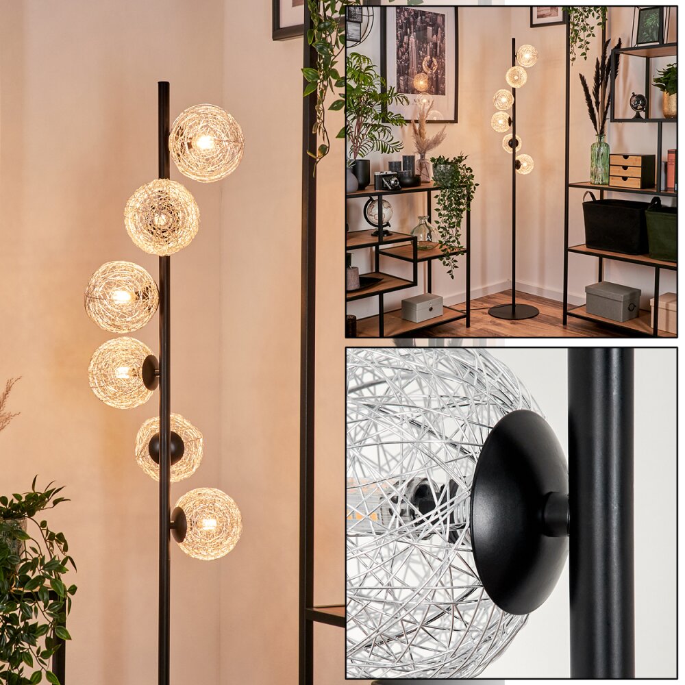 Remaisnil Lampada da terra 12 cm Argento, 6-Luci main product photo