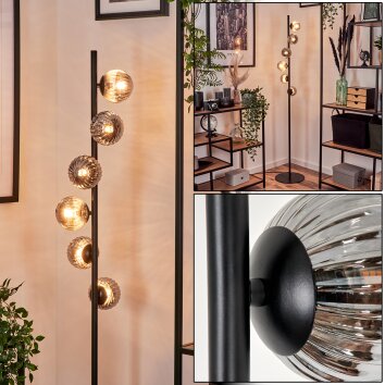Remaisnil Lampada da terra - Vetro 10 cm Grigio fumo, 6-Luci Remaisnil Lampada da terra - Vetro 10 cm Grigio fumo, 6-Luci
